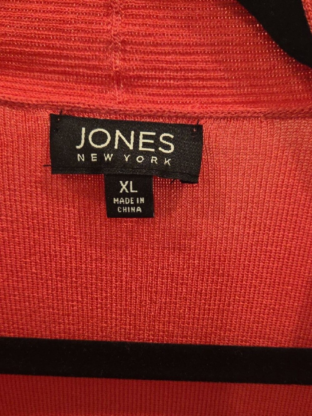 Jones New York Open-Front Fresh Guava Color Cardigan - Picture 2 of 3